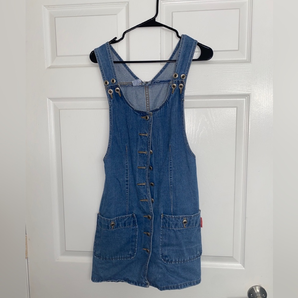 Vintage Overall Denim Dress